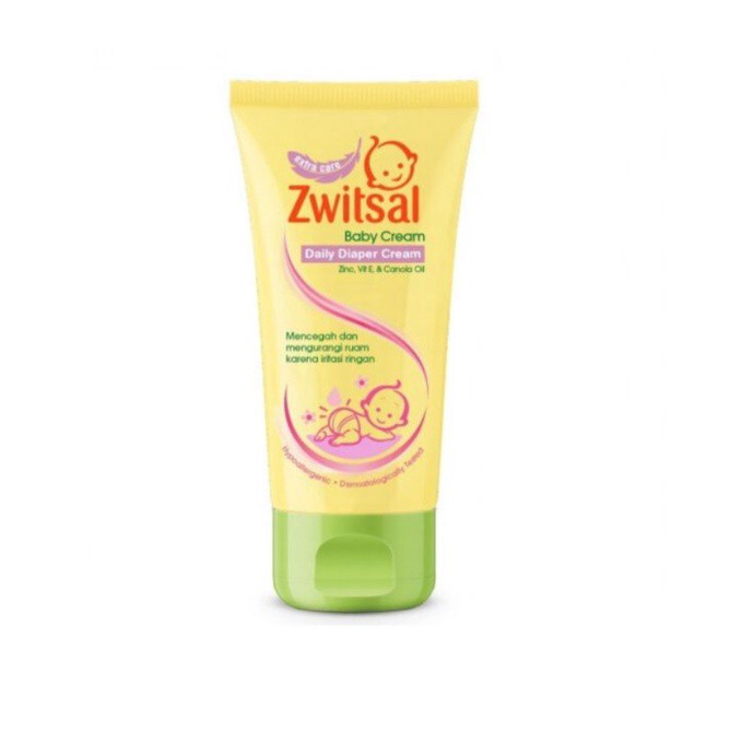 ★ BB ★ Zwitsal Baby Daily Diaper Cream Tube | Zwitsal Baby Cream Extra Care Zinc - 50gr