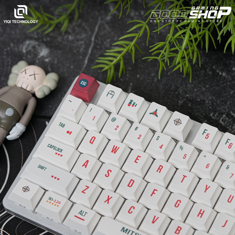 Yiqi Keycaps Airplane PBT Dye Sub Cherry Profile