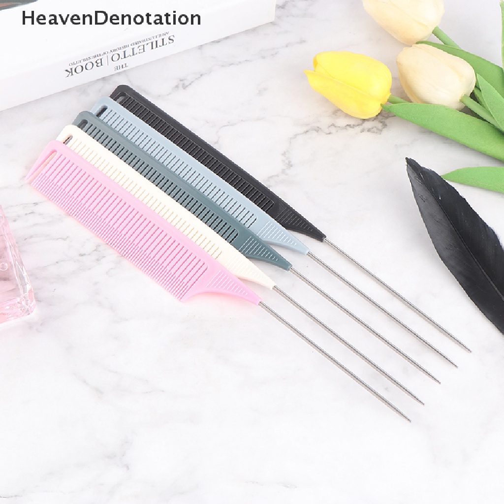 [HeavenDenotation] 1X Hair Combs Hair Salon Dye-Comb Separate Parting For Hair Styling Hairdressing