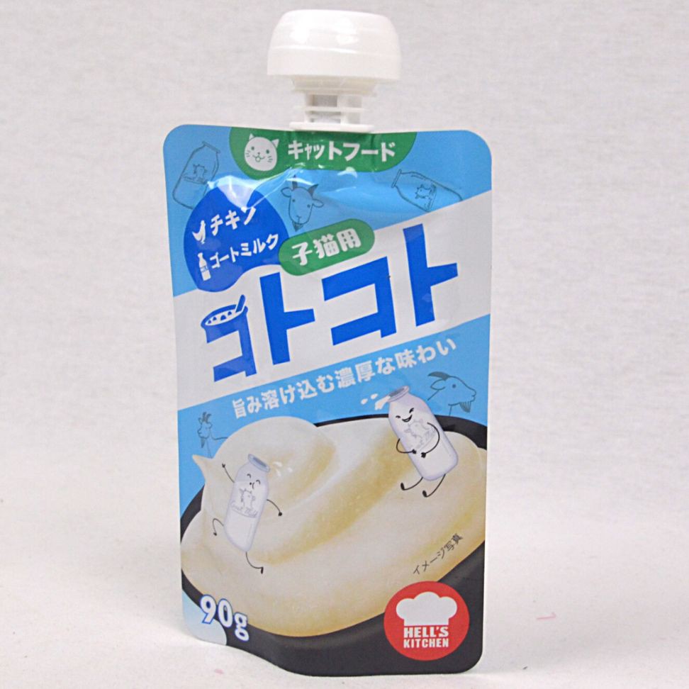 

KOTOKOTO Snack Anakan Kucing KITTEN Chicken And Goat Milk 90g