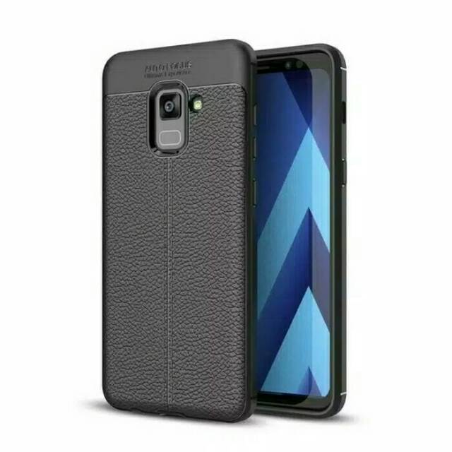 Softcase AUTOFOCUS LEATHER SAMSUNG Galaxy A8 PLUS 2018 / A8+ 2018