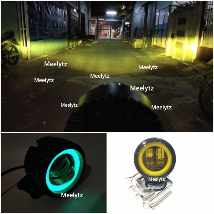 Lampu Tembak Sorot Led Cwl 2 Mata Lensa 4D Bulat 20Watt Sinar Kuning
