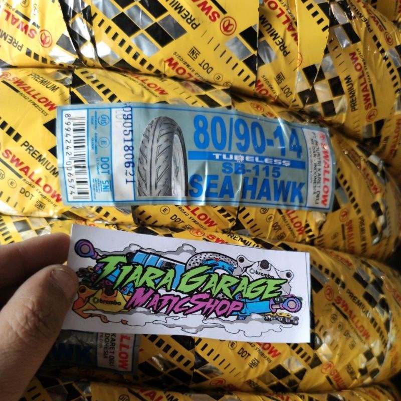 ban swallow 80/90-14 tubeless