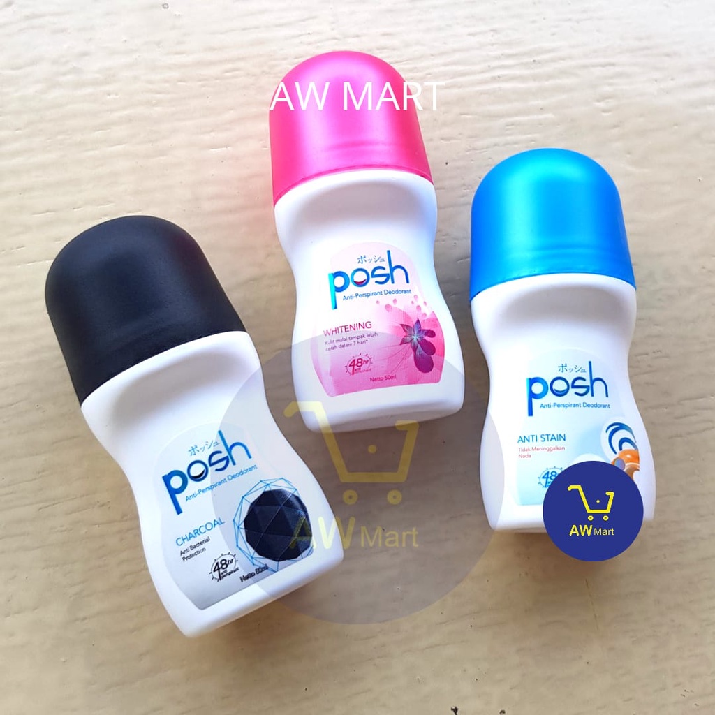 [ROLL ON] POSH DEODORAN DEOLOTION WHITENING 50ML (DARI PABRIK LANGSUNG)