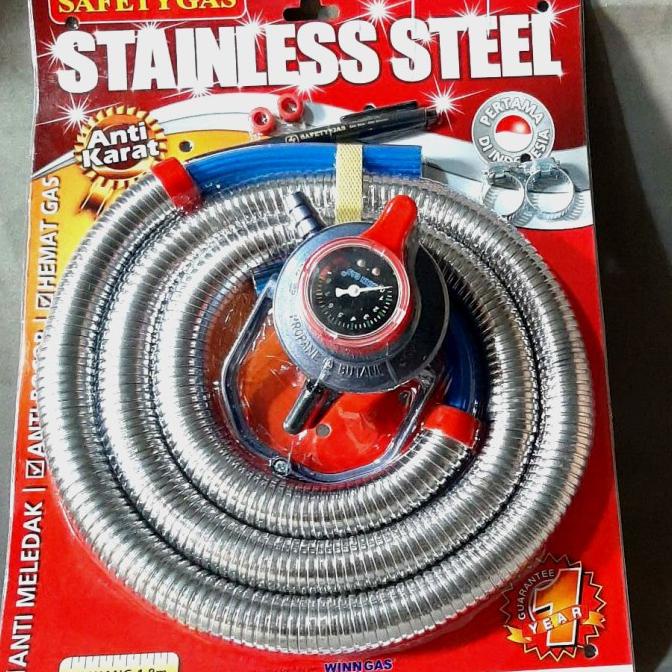 Winn Gas , Win Gas , Safety , Selang Gas + Regulator W 900 M