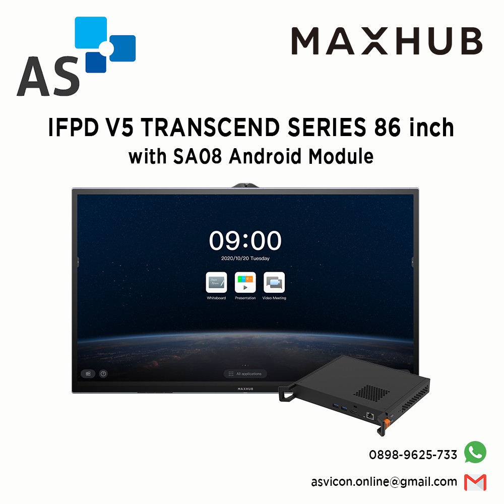 MAXHUB IFPD V5 TRANSCEND SERIES 86 inch with Android Module