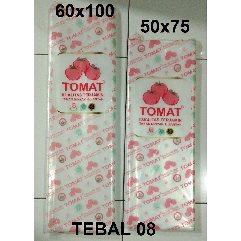 Plastik PE Tomat 60x100 08 micron 50x75 / 60 x 100 pe