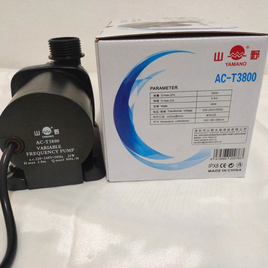 Water Pump Yamano AC-T3800 Mesin Pompa Aquarium/Kolam