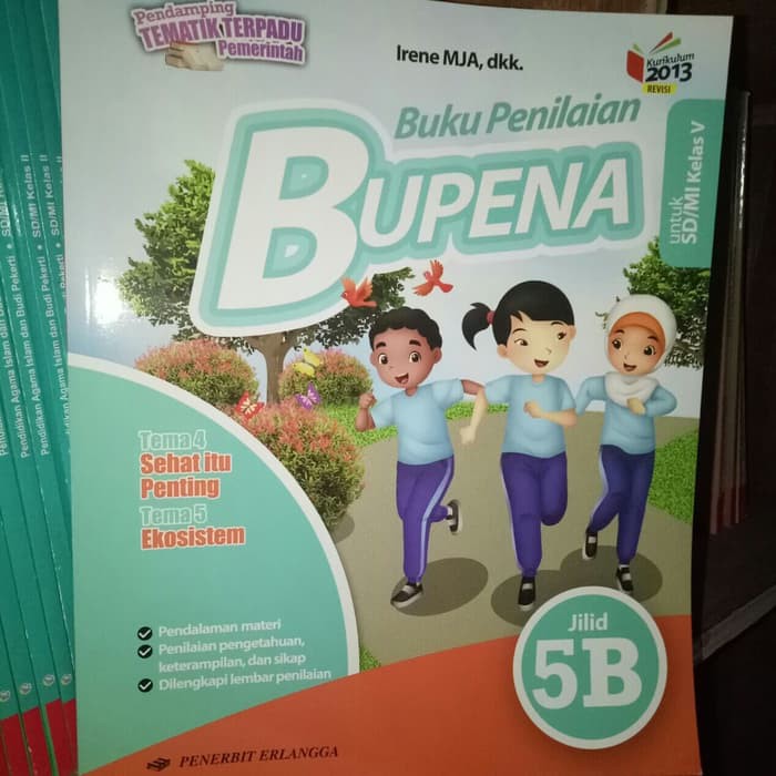 Jual BUPENA Kelas 5B Tema 4 Dan 5, Buku Pendamping Tematik Terpadu K13 ...