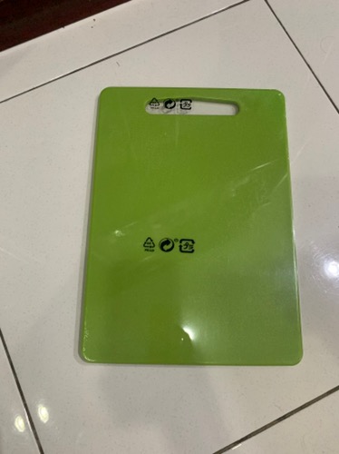 Brgtunga Talenan Sayur Buah Daging, Alat Masak Dapur. Isi 2 Pcs, Hijau Dan Biru