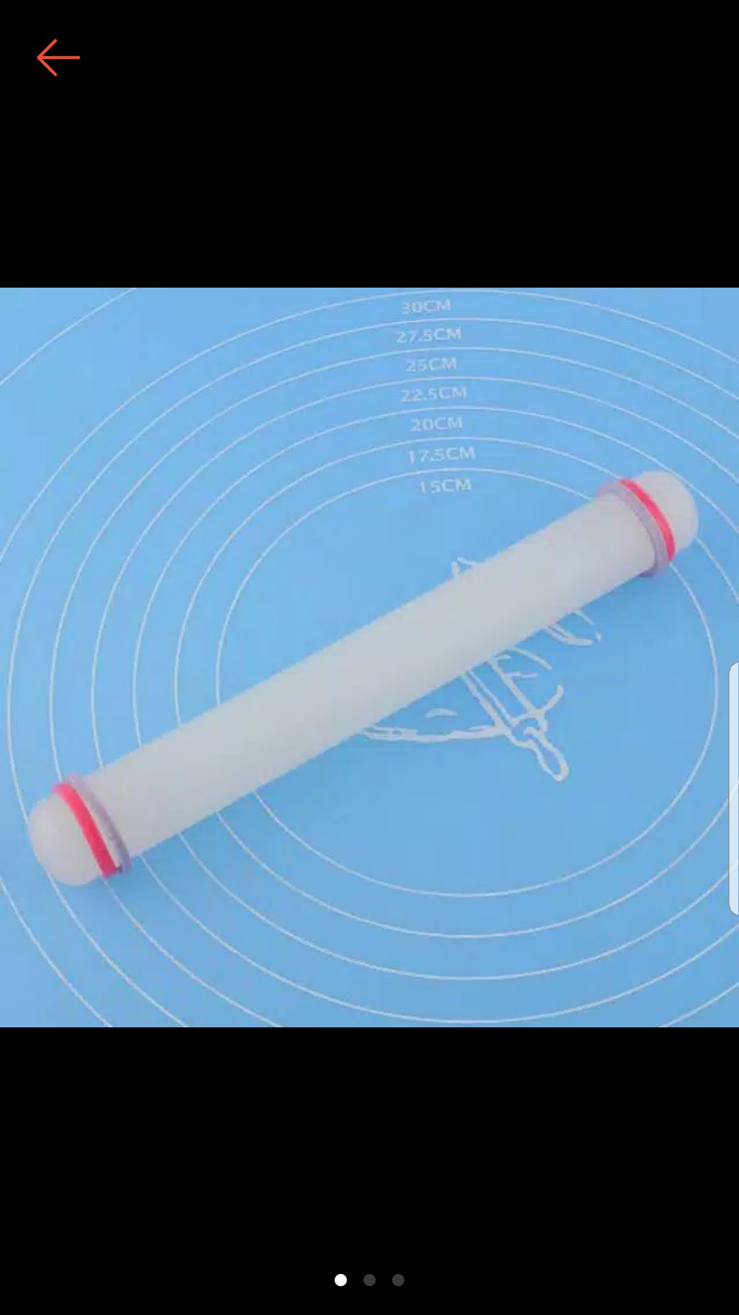 Silikon Rolling Pin Alat Gilas Adonan Gilasan Fondant