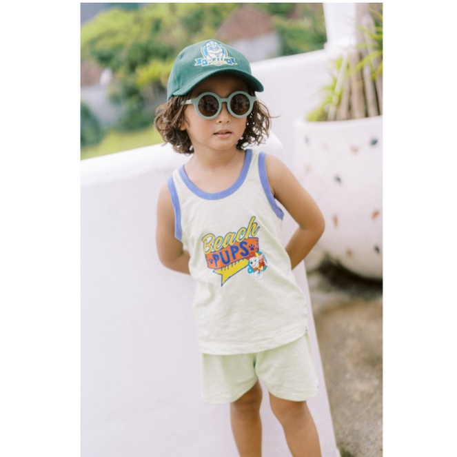 11.11 Sale AMBYAR Bohopanna 1-8Y SINGLET PAW PATROL Kaos Anak Atasan Anak Baju Kutung Singlet STRIPE CBKS