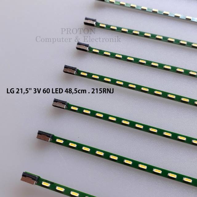 Backlight TV LG 21.5inch 3V 60 LED SMD 48.5cm 45V . 215RNJ Rev0.0 . WS-4 94V-0 . 15492L . 21,5"