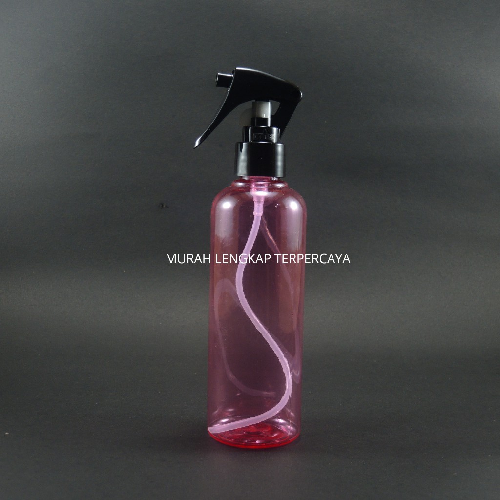 BOTOL 250 ML PINK SPRAY TRIGGER HITAM