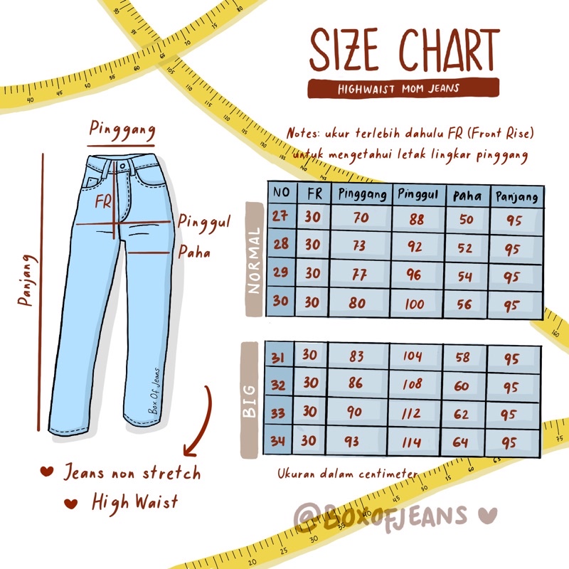 Boxofjeans - Highwaist MOM Jeans - LIGHT BLUE