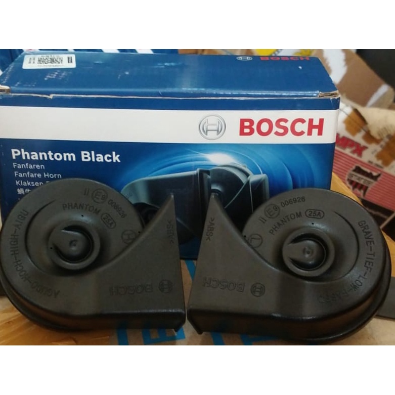 Klakson Keong Phantom Black BOSCH Original