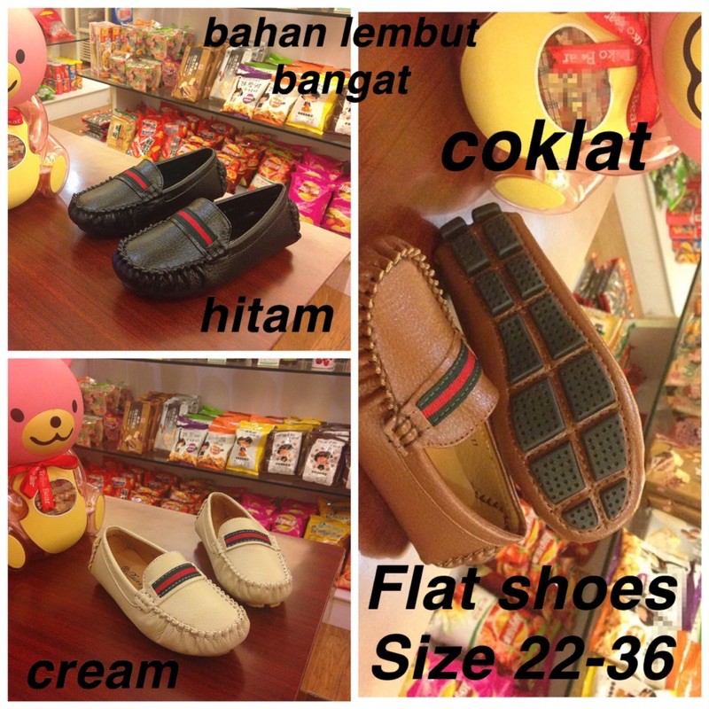 (LOLI-JKT)SP-7708 SEPATU ANAK /FLATSHOES ANAK BERKUALITAS 26-35