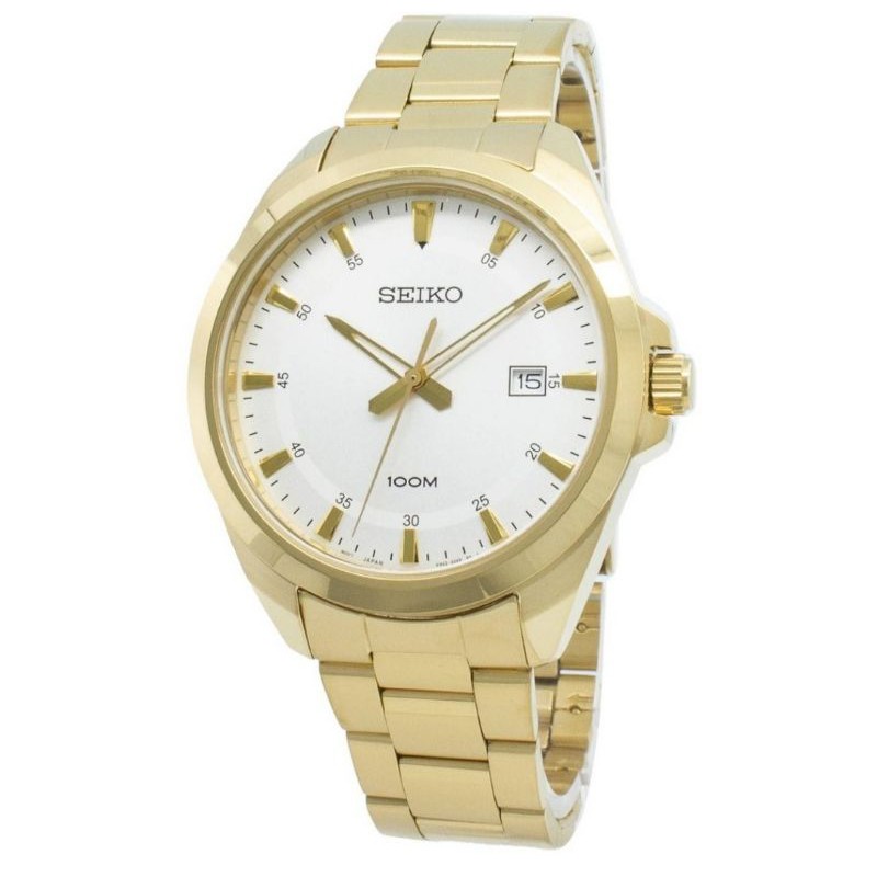 Jam Tangan Seiko SUR212P Pria Gold Original