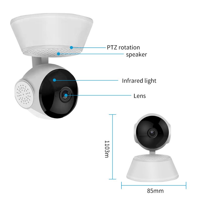 V380 Ip Cam / V380 Ip Camera / V380 Ipcam / Ip Camera Cctv Wifi Indoor