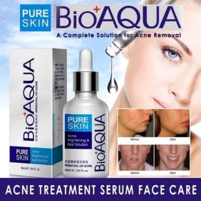 HOT SALE SERUM ANTI ACNE BIOAQUA PURE SKIN-SERUM ACNE BIOAQUA-BIOAQUA PURE SKIN ACNE REMOVAL SERUM