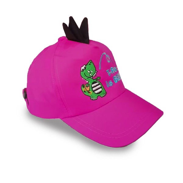 Topi Anak Dinosaurus T-Rex / Topi Dino Anak Baseball Bordir Nama Custom 1 Hari Jadi-FANTA