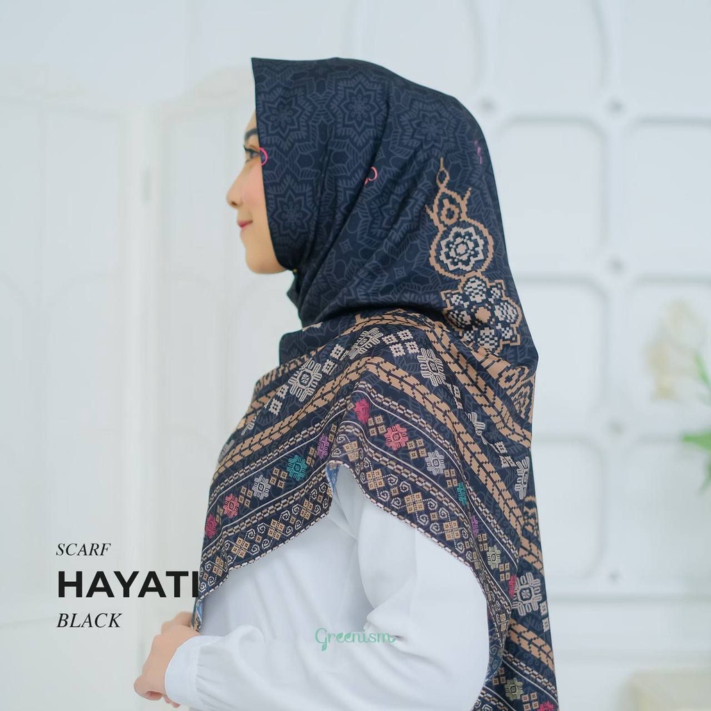 Greenism Scarf Hayati Quality Premium Syari'i