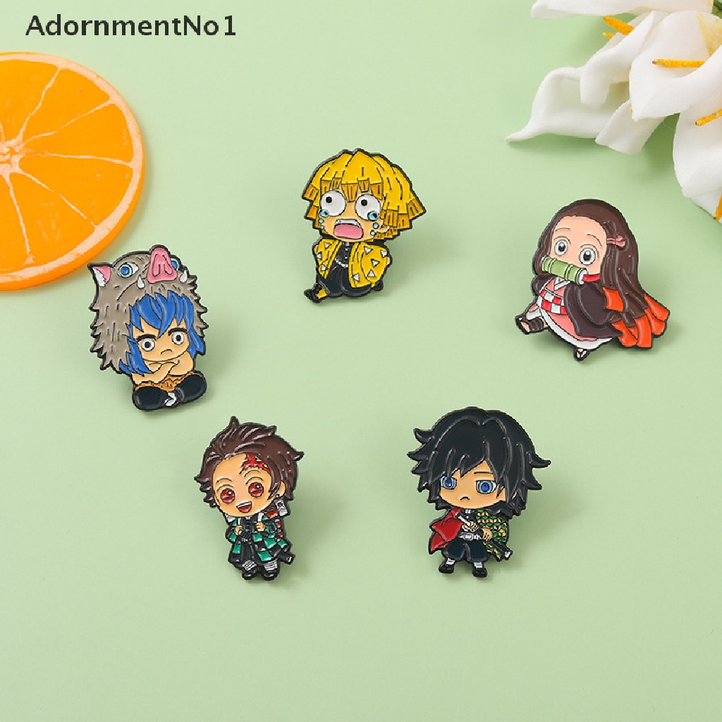 (AdornmentNo1) Bros / Pin Enamel Motif Kartun Anime Untuk Aksesoris Pakaian / Denim