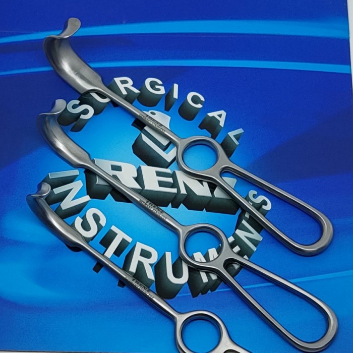 Alat medis Kocher Retractor 22 cm - Renz Instruments