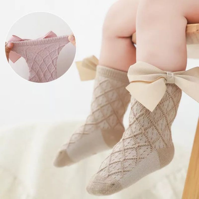 Kaos kaki bayi pita renda / Baby socks big ribbon