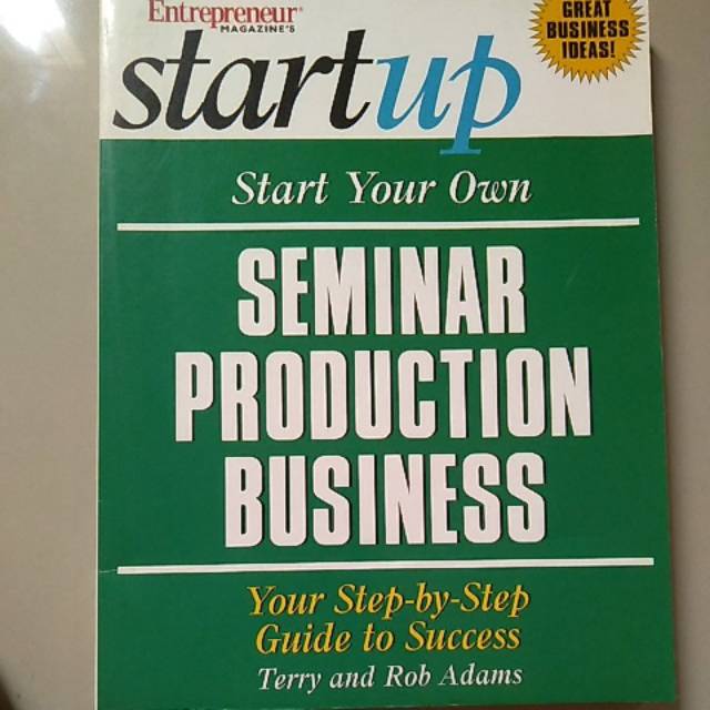 

Buku Startup Seminar Production Business