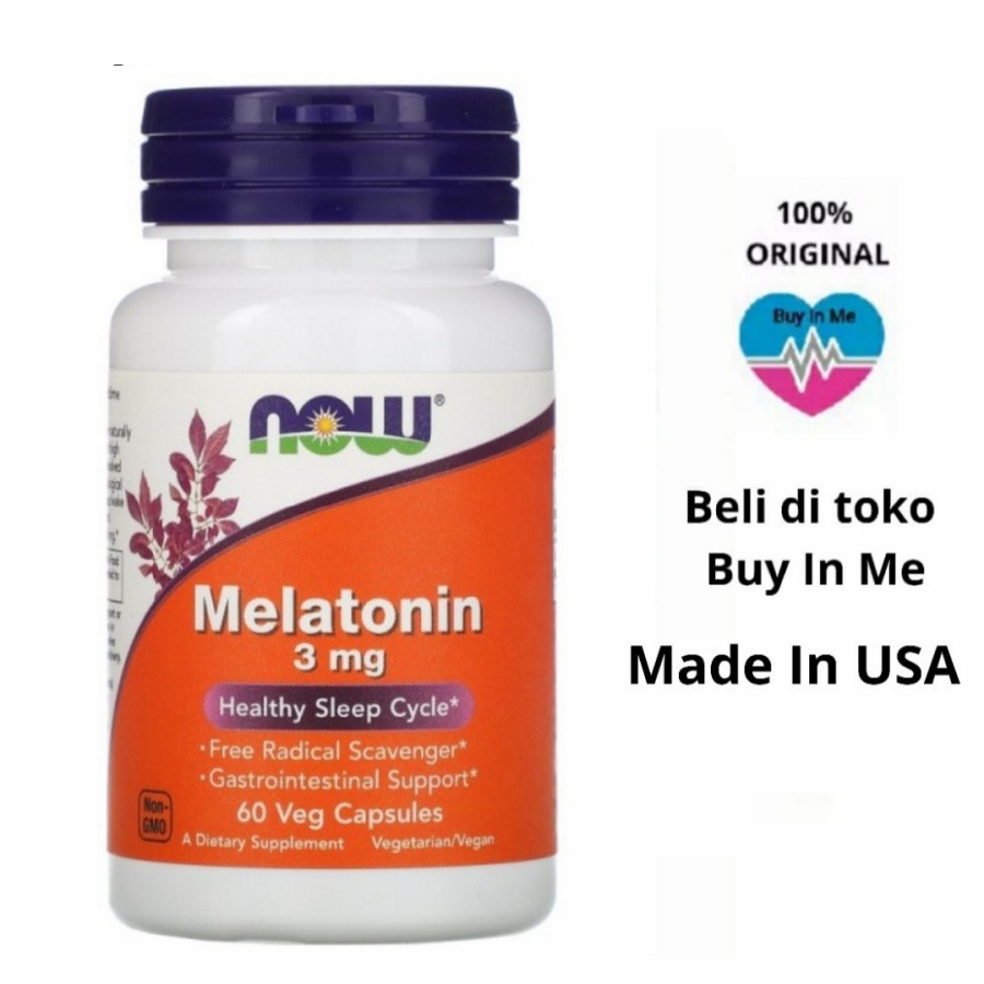 Now Foods Melatonin 3 mg NOW MELATONIN