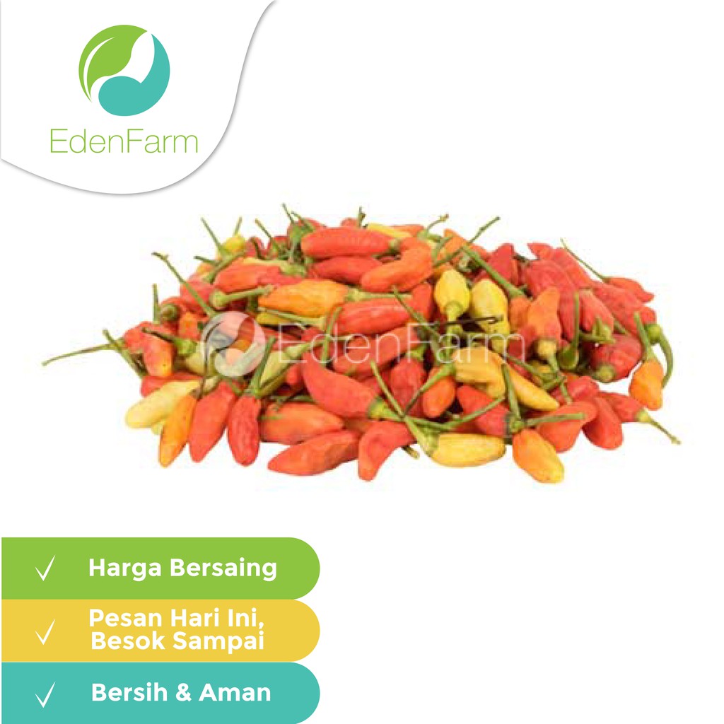 

Cabe Rawit Merah Setan 500gr Eden Farm