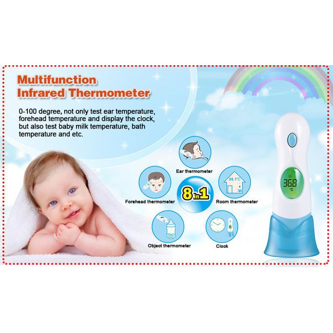 Thermometer Bayi Digital Infrared Badan Dahi Telinga Termometer It-903