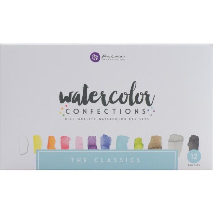 

Stok Baru! Prima Marketing Watercolor Confections (The Classics) - 12 Colors Terpercaya