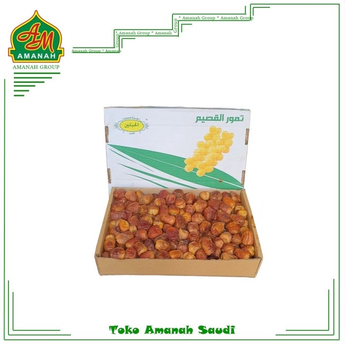 

Kurma Sukari al Qasim Basah 3Kg / Kurma Stamina / Oleh-oleh Haji&Umroh