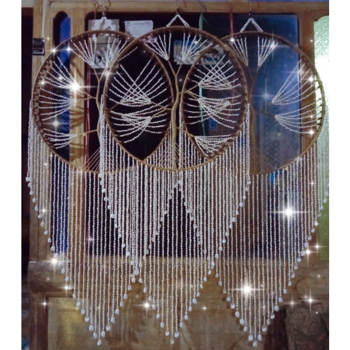 HIASAN DINDING KERANG LAUT MODEL POHON 50CM / HIASAN DINDING DARI KERANG LAUT