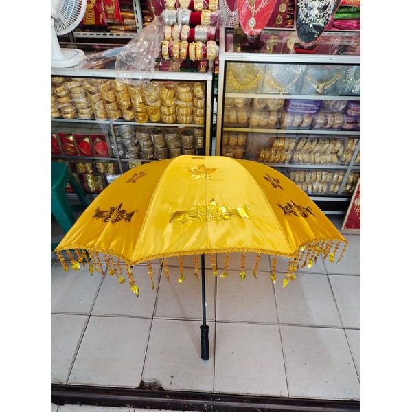 payung penganten jumbo.. motif besar dan bordir.