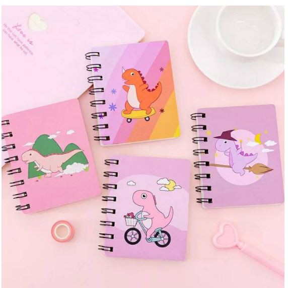 

Buku tulis A7 gambar dinosaurus/Notebook Mini ukuran A7