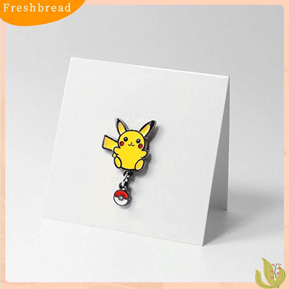 [ TERLARIS]Metal Mini Unisex Pikachu Pokemon Brooch Pin Scarves Shawl Clip Badge Decor