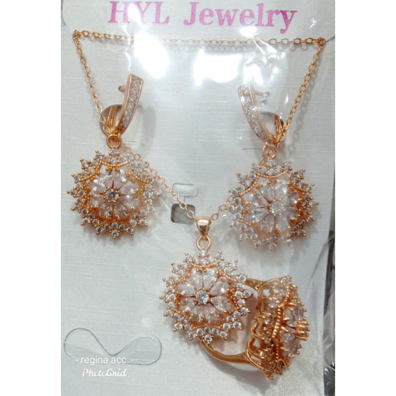 FLASS SALE PERHIASAN DEWASA LAPIS EMAS SATU SET