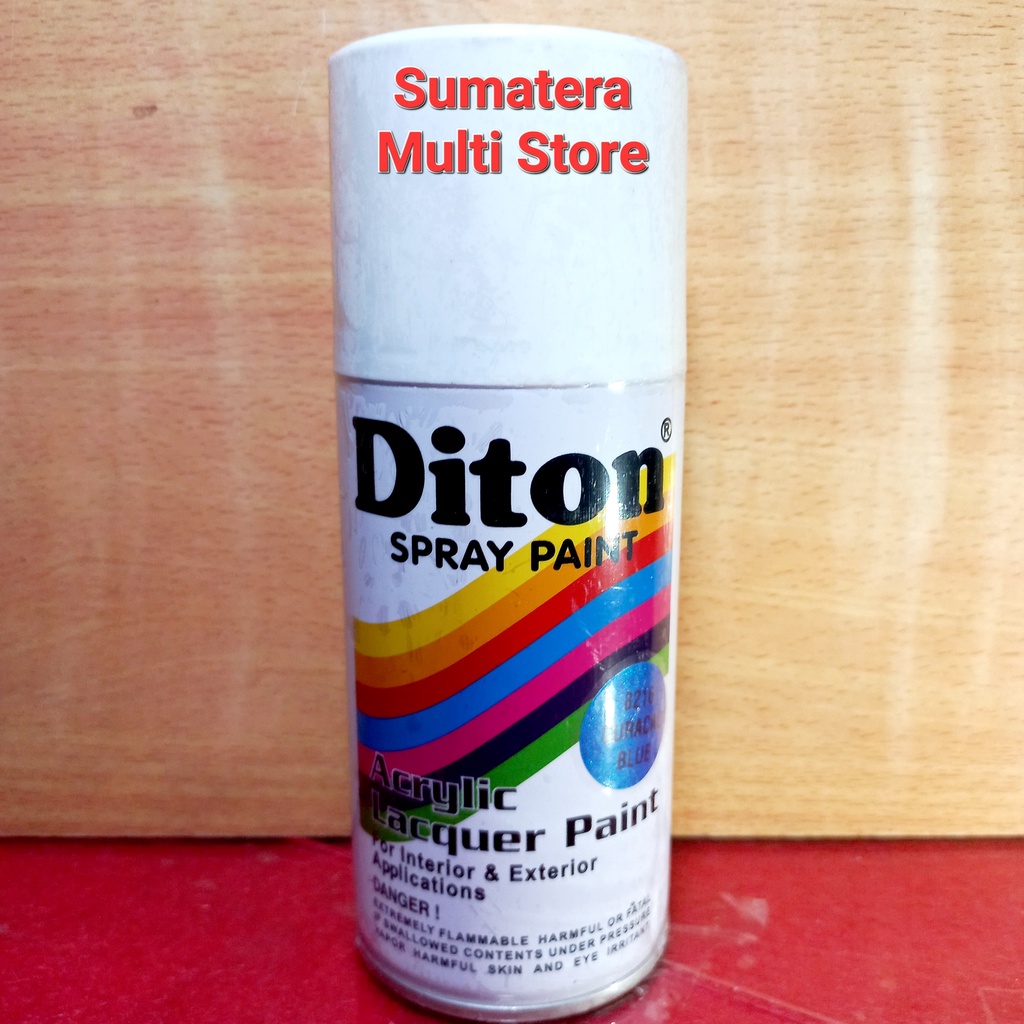 

Diton Standart Curacao Blue 8216 - Biru Metallic - Cat Semprot 300 ml - pilox pilok