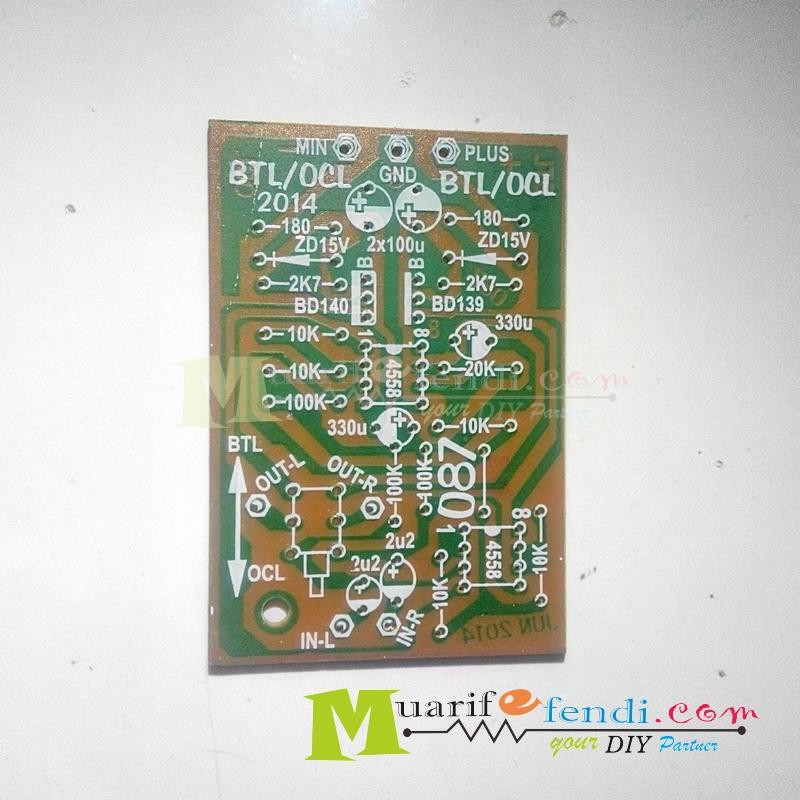 PCB perubah fasa BTL OCL