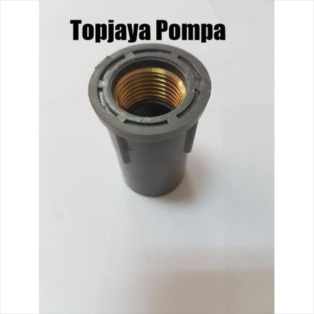 FAUCET SOCKET PVC MI PRALON  1/2&quot; METAL