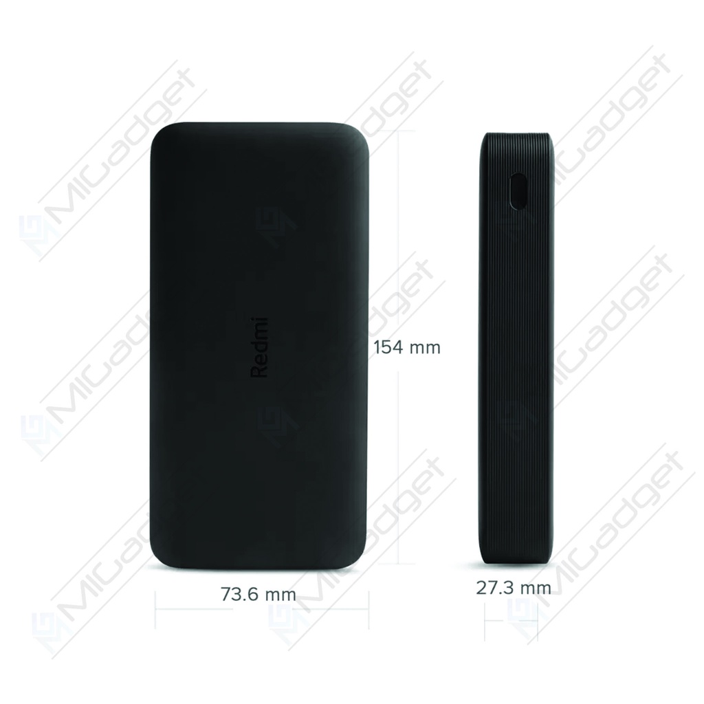 Redmi Powerbank Power Bank 20000 mAh Dual Port 18W Fast Charging