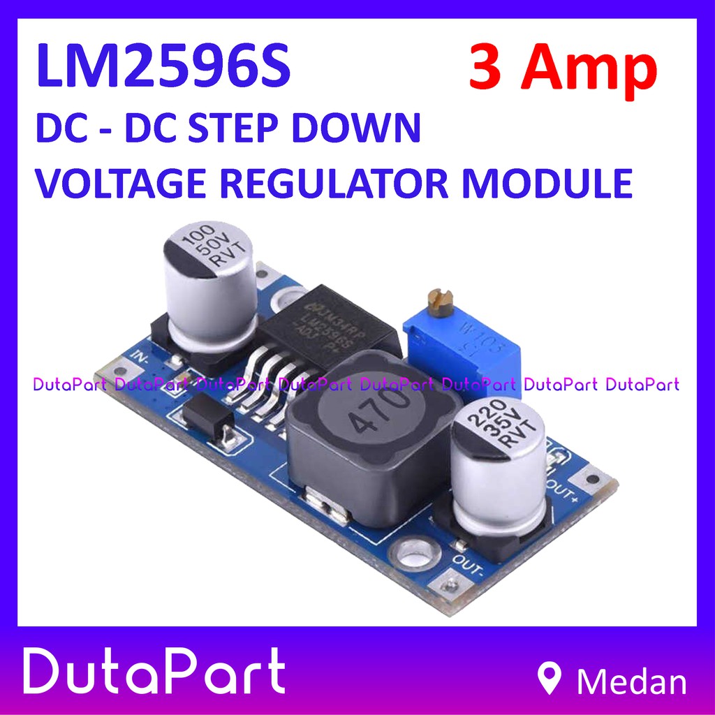 LM2596S 3A Adjustable DC DC Step Down Power Voltage Regulator Module LM2596