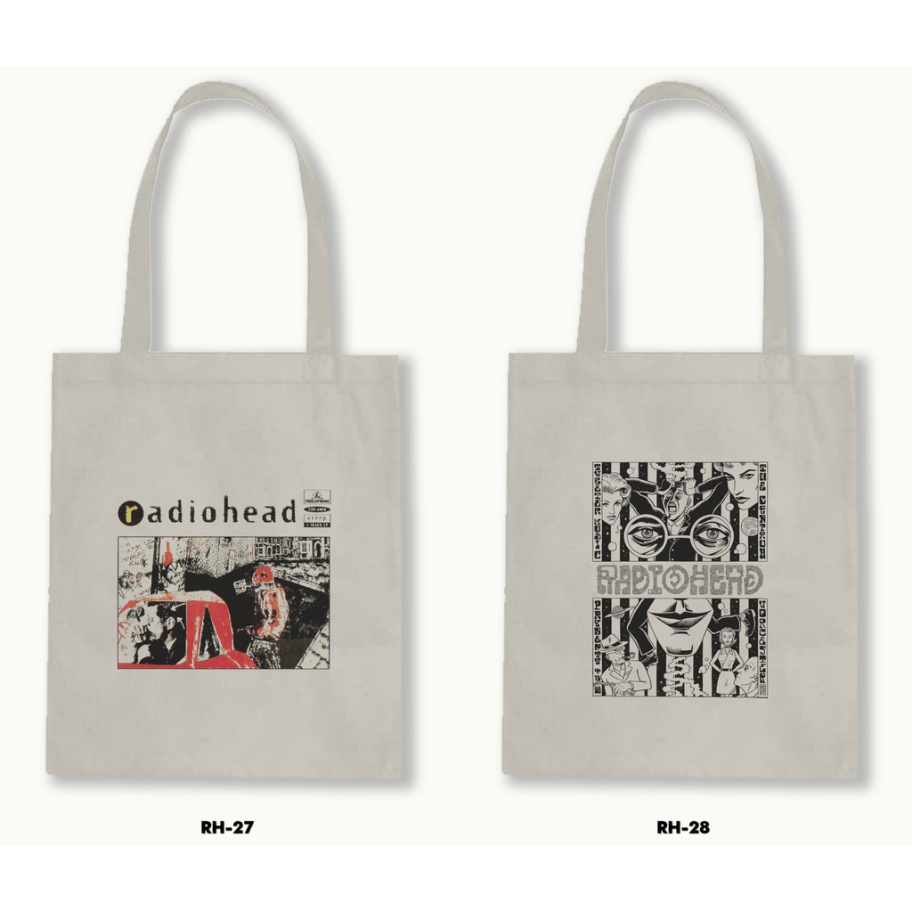 TOTE BAG RESLETING - RADIOHEAD .02