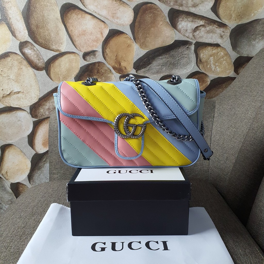gucci marmont rainbow