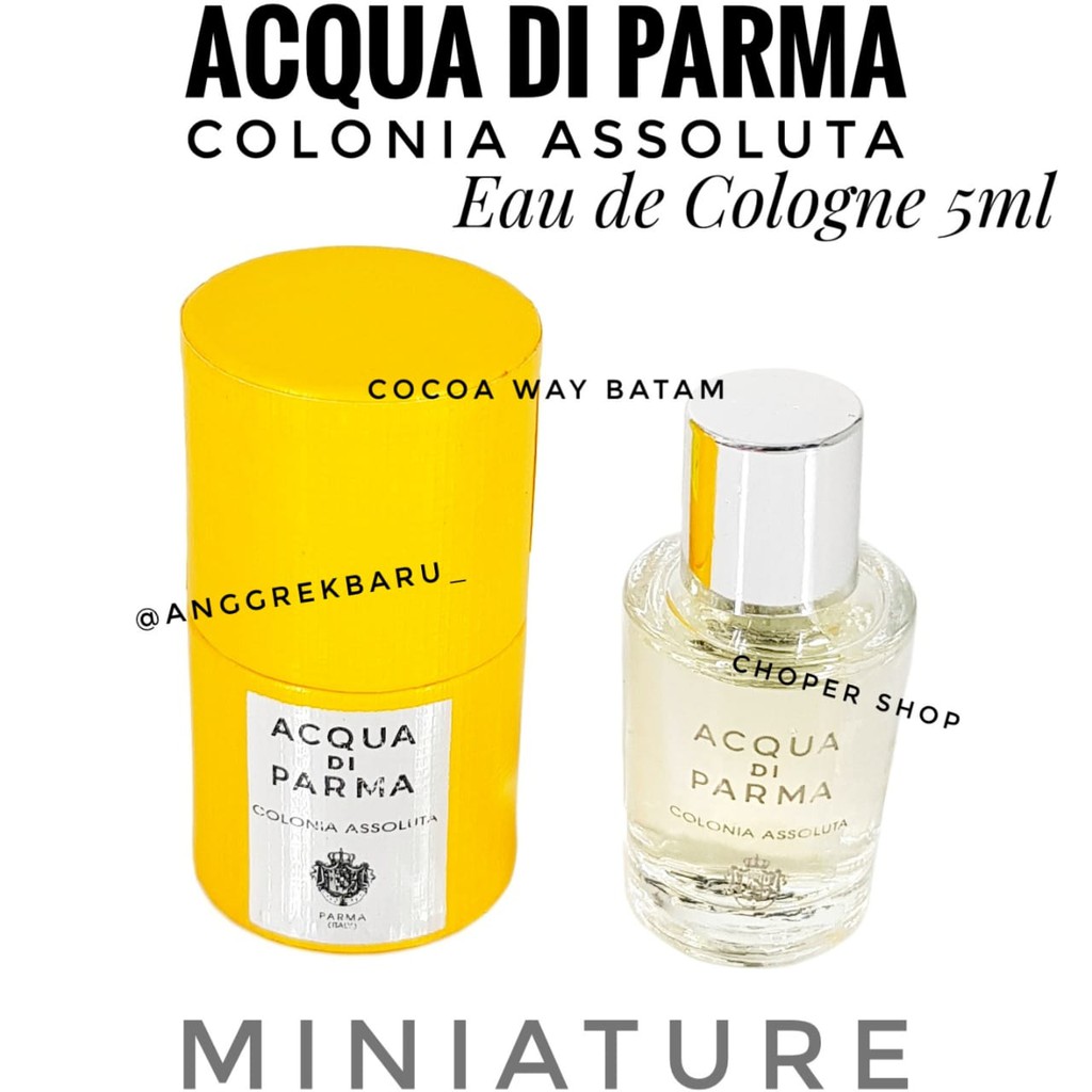 Parfum Miniature Acqua Di Parma Colonia Assoluta Edc 5ml Shopee Indonesia