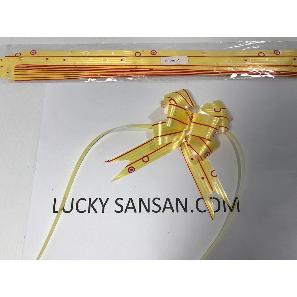 

PT014 Pita Kado Kuning Garis Merah