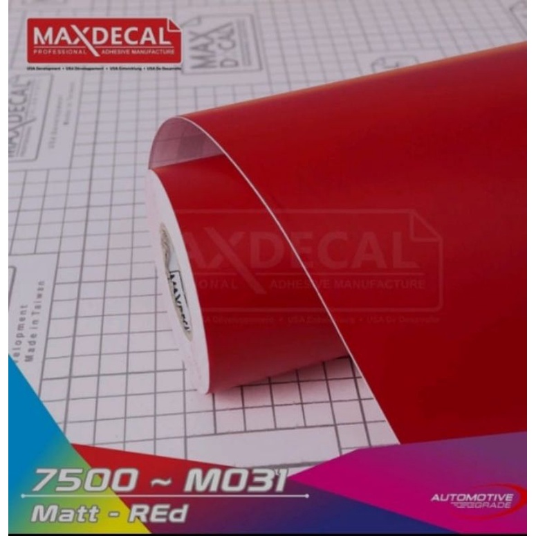 scotlite motor merah doff scotlet merah doff maxdecal